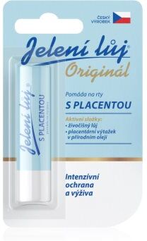 Regina Jelení lůj Original bálsamo para lábios com placenta 4.5 g. Jelení lůj Original