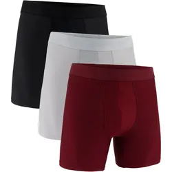 3er Pack UNDER ARMOUR Performance Tech Mod 6" Boxershorts Herren 052 - mod gray M