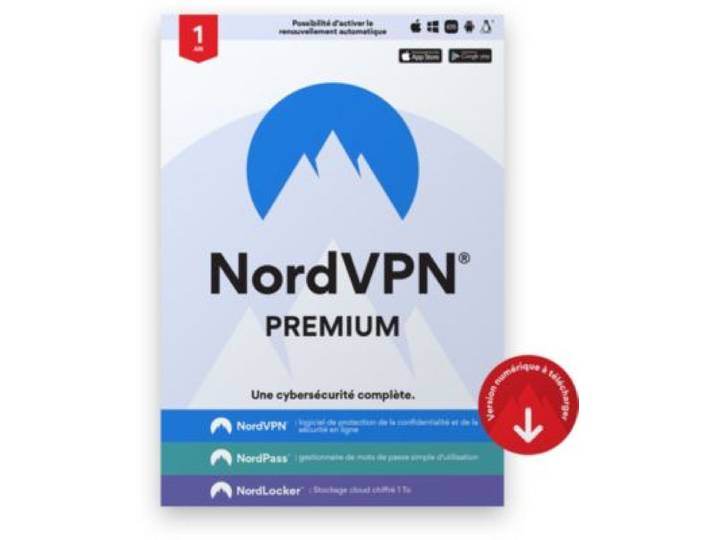 Nordvpn - Logiciel Antivirus Et Optimisation Premium Pack 1 An De Cybersécurité