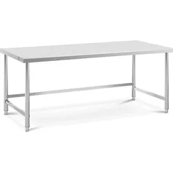 Royal Catering Edelstahl-Arbeitstisch - ECO - 200 x 90 cm - 300 kg -