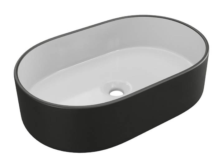 Vasque à poser céramique noir