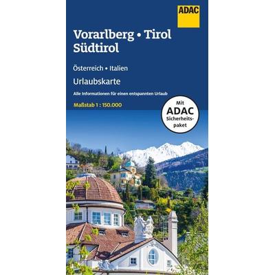 ADAC Urlaubskarte Österreich 06 Vorarlberg, Tirol, Südtirol 1:150.000, Sonstige von , MairDuMont, 978-3-8264-2299-7
