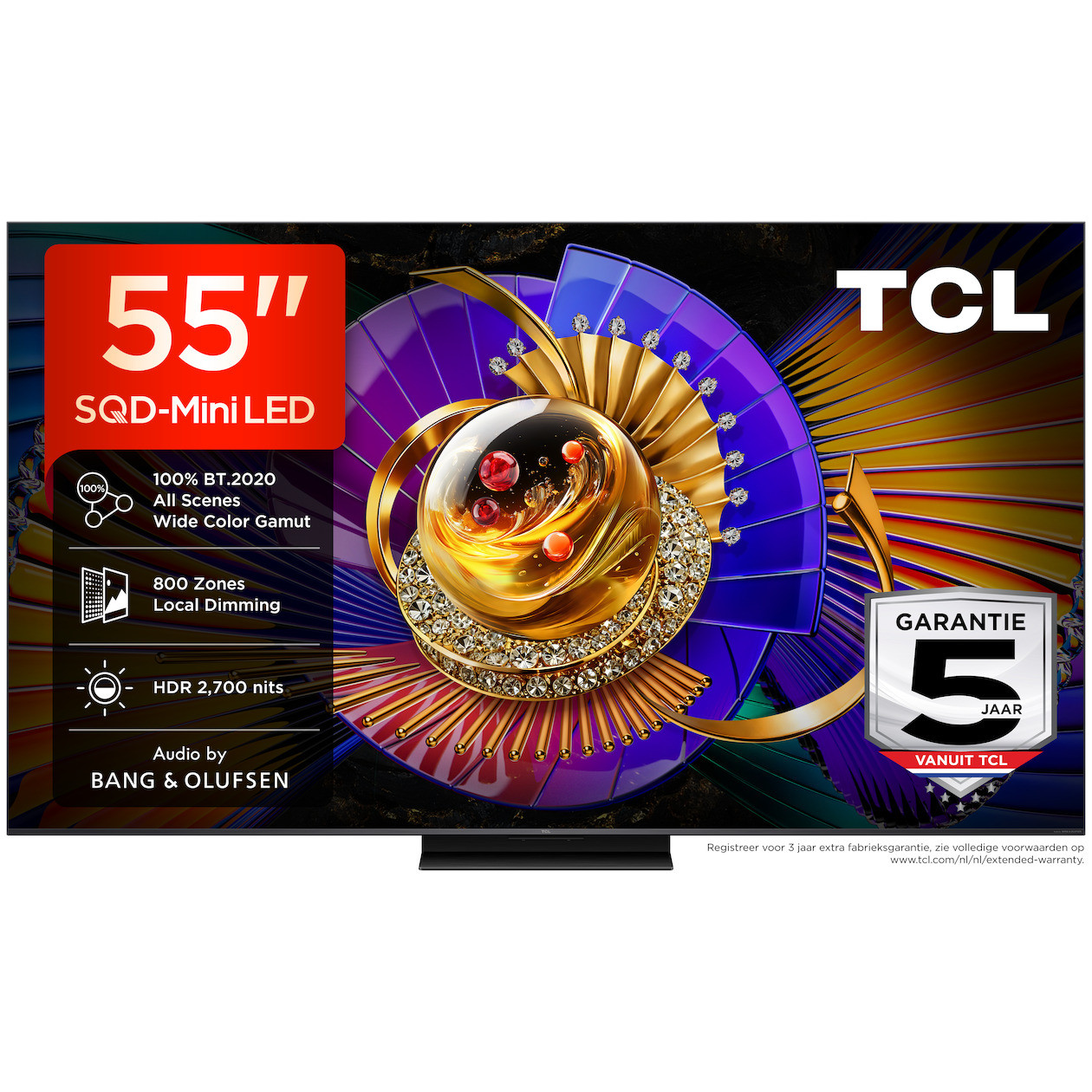 TCL Mini LED TV 55MSQLED85L (2026) - 55 inch