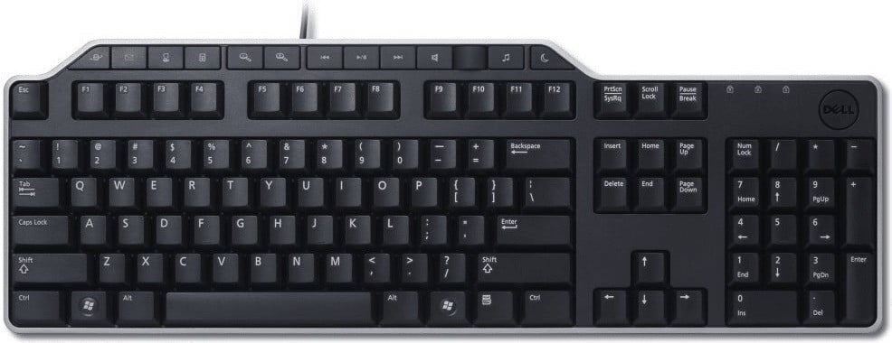 Dell KB522 USB Bedrade Membraan Toetsenbord QWERTZ Zwart