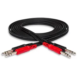 Hosa CSS-202 Stereoverbindungskabel 2m, 2x TRS auf 2x TRS