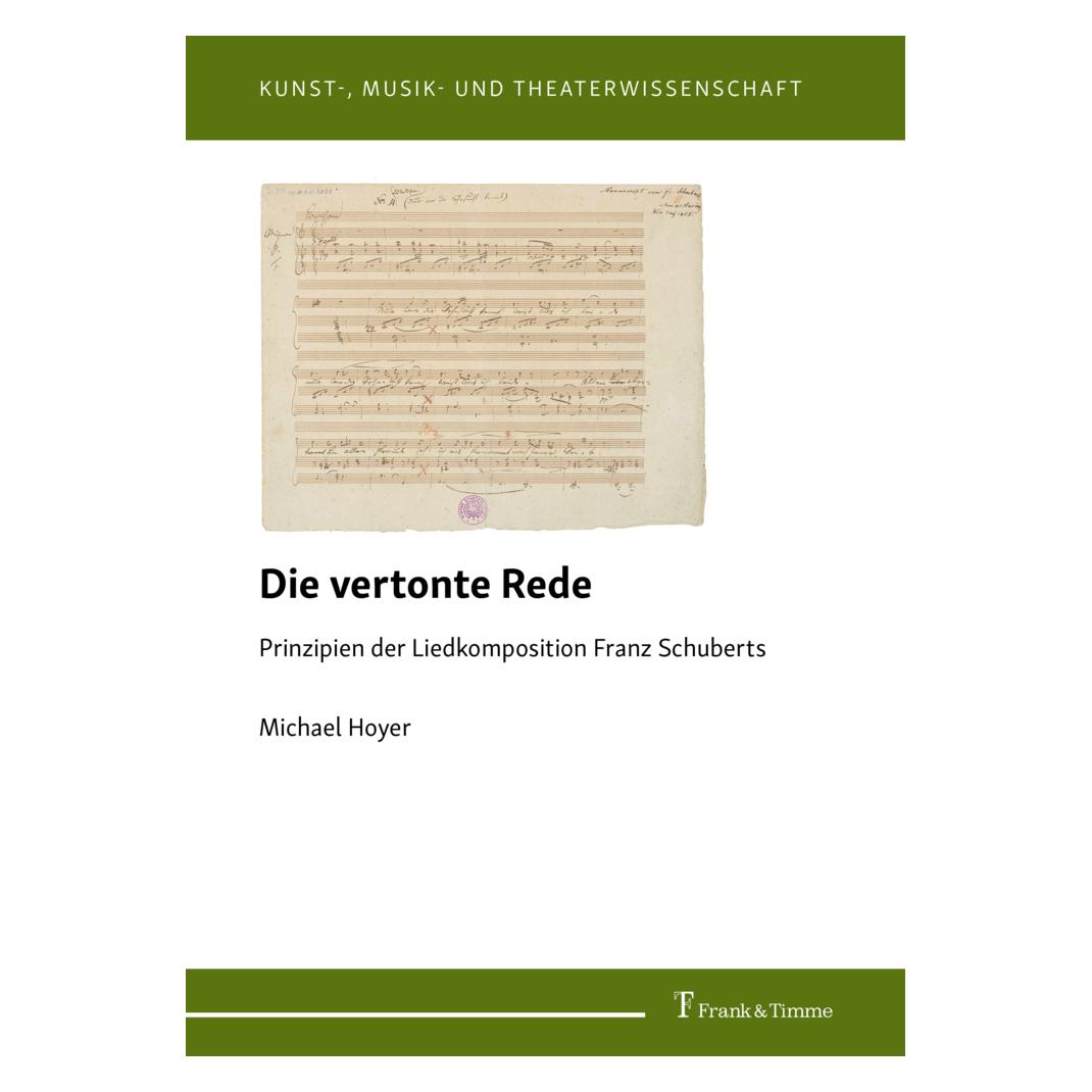 Frank & Timme Die vertonte Rede (Deutsch, Softcover, Michael Hoyer) (56825864)