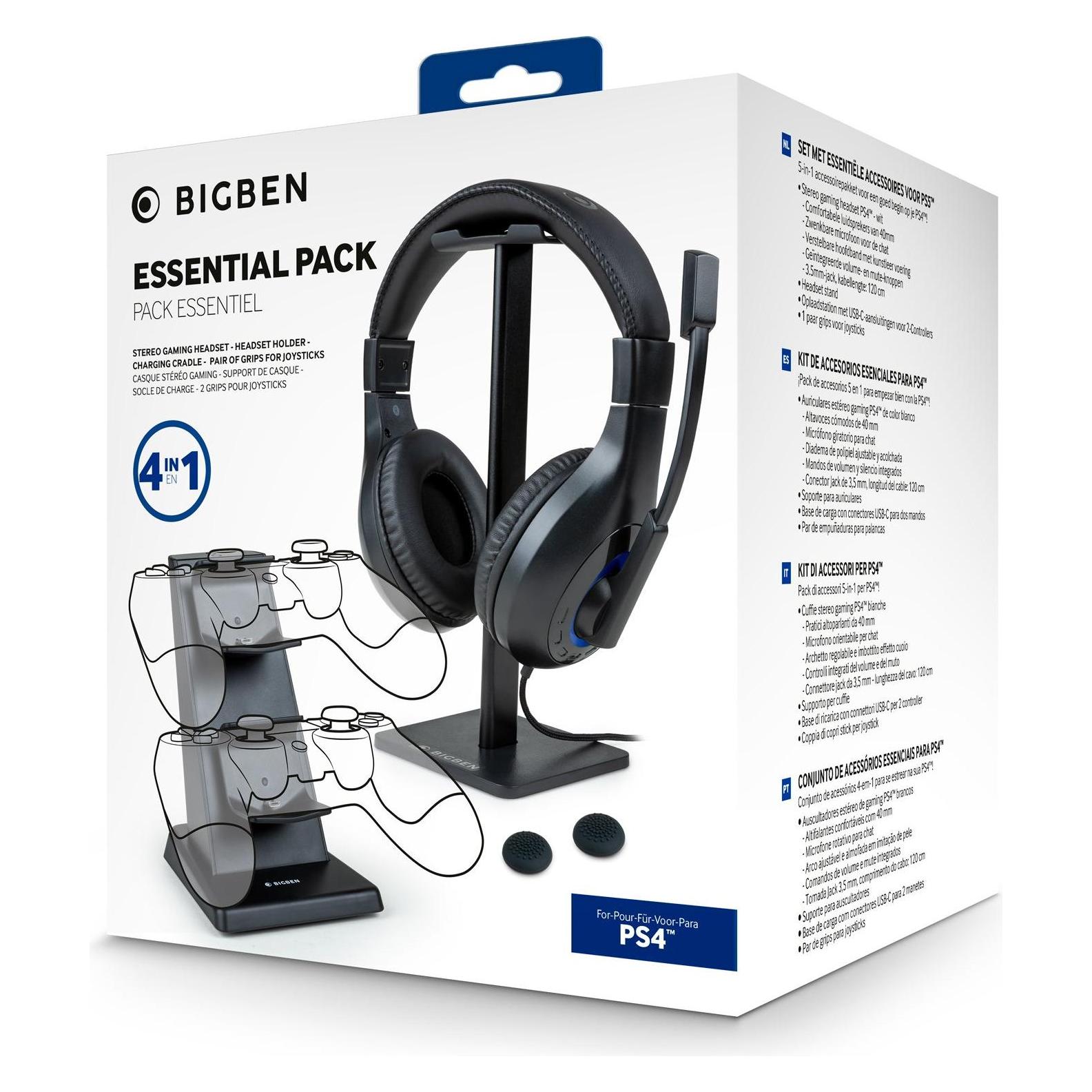 Nacon Gaming Essential Pack Playstation 4 (Kabelgebunden) (PS4PACK1)