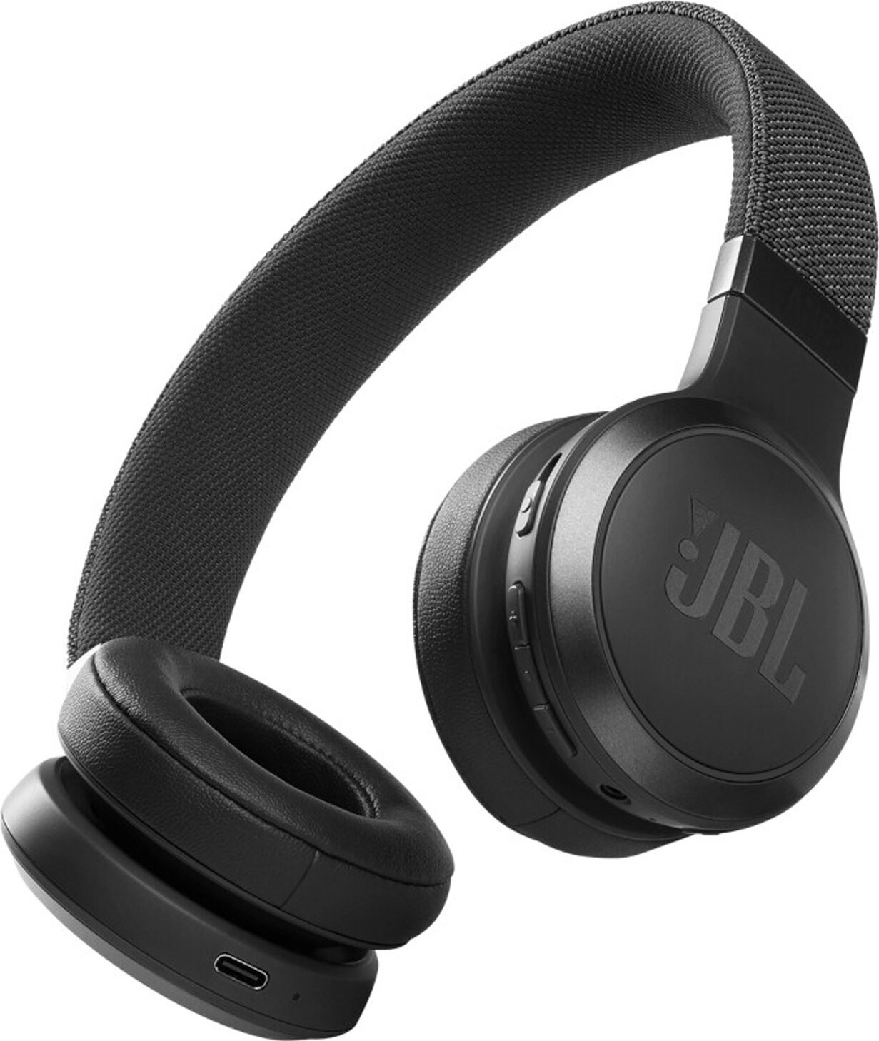 JBL Live 460 NC draadloze hoofdtelefoon met kabel, zwart