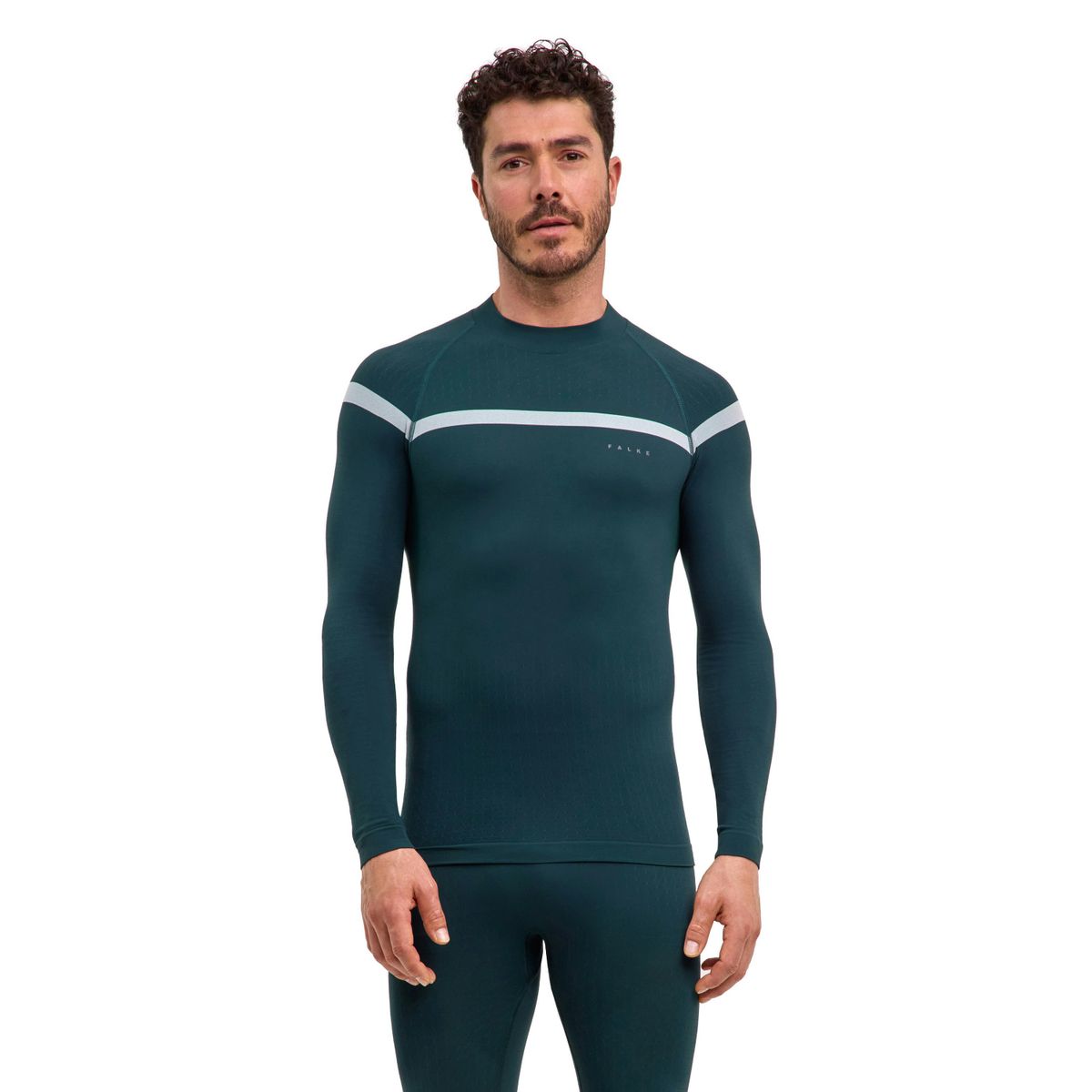 Falke Herren Langarmshirt Warm holly (7385) (7385) S 39676-7385-S