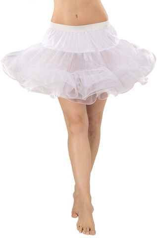 Soft-Tüll Petticoat, weiß, 5-lagig