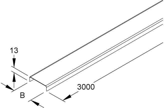 Niedax Couvercle de goulotte RD 50 (RD 50)