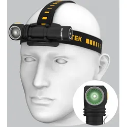 Armytek  Wizard C2 WG Warm LED Stirnlampe und Taschenlampe akkubetrieben Magnet USB neutralweißes und grünes Licht