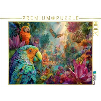 CALVENDO Puzzle Dschungel-Zauber | 2000 Teile Lege-Größe 90x67cm Foto-Puzzle für glückliche Stunden
