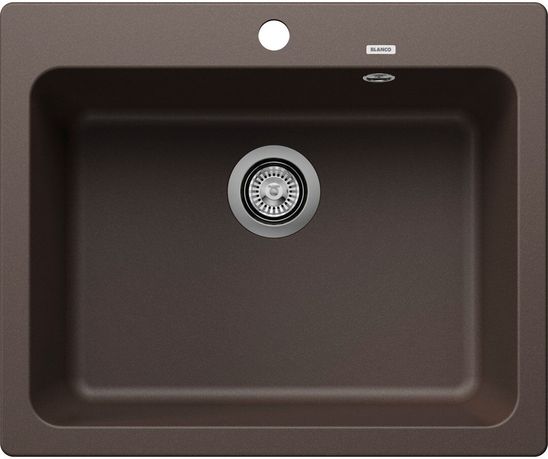 Blanco Naya Single Bowl Inset Kitchen Sink Coffee 615mm L