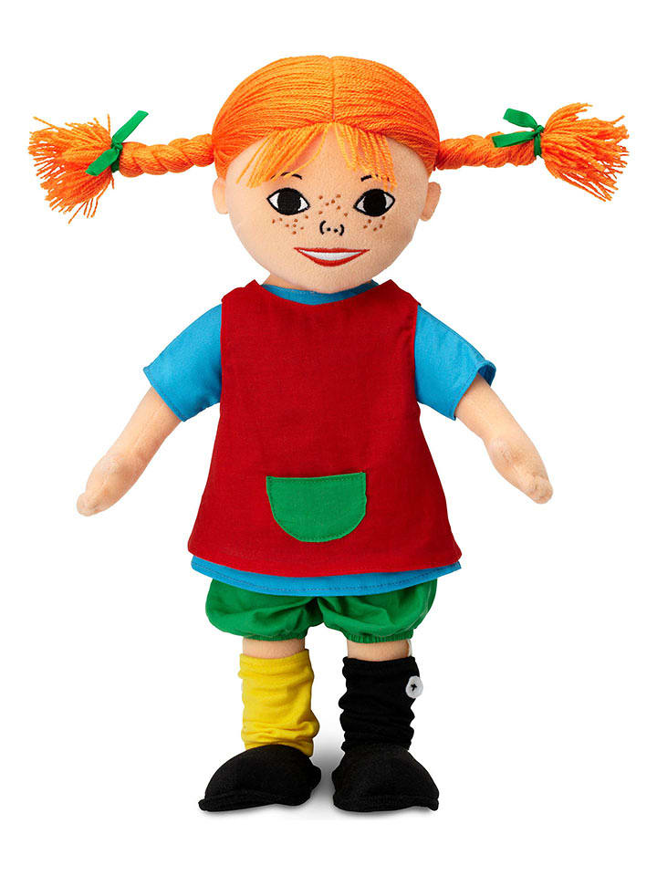 Pippi Langstrumpf Stoffpuppe "Pippi" in Bunt - (H)40 cm - ab 10 Monaten - onesize