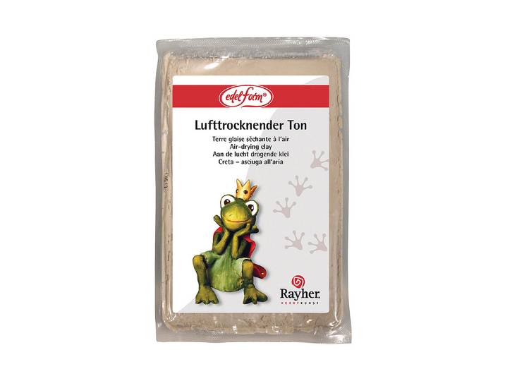 Rayher Lufttrocknender Ton Dunkelbraun 500 g