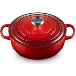 Le Creuset Sauteuse Sig 24 cm Kirschrot, Pfanne + Kochtopf, Rot