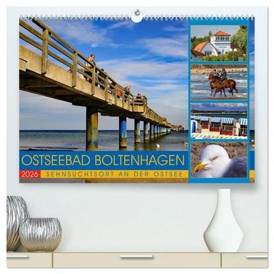 Ostseebad Boltenhagen - Sehnsuchtsort an der Ostsee (hochwertiger Premium Wandkalender 2026 DIN A2 quer), Kunstdruck in Hochglanz