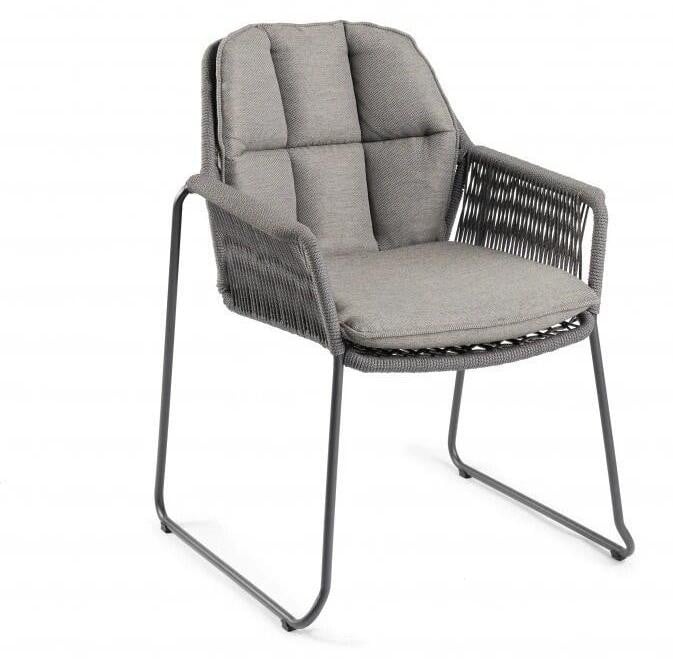 Tierra Outdoor Rivera Diningstoel - Charcoal