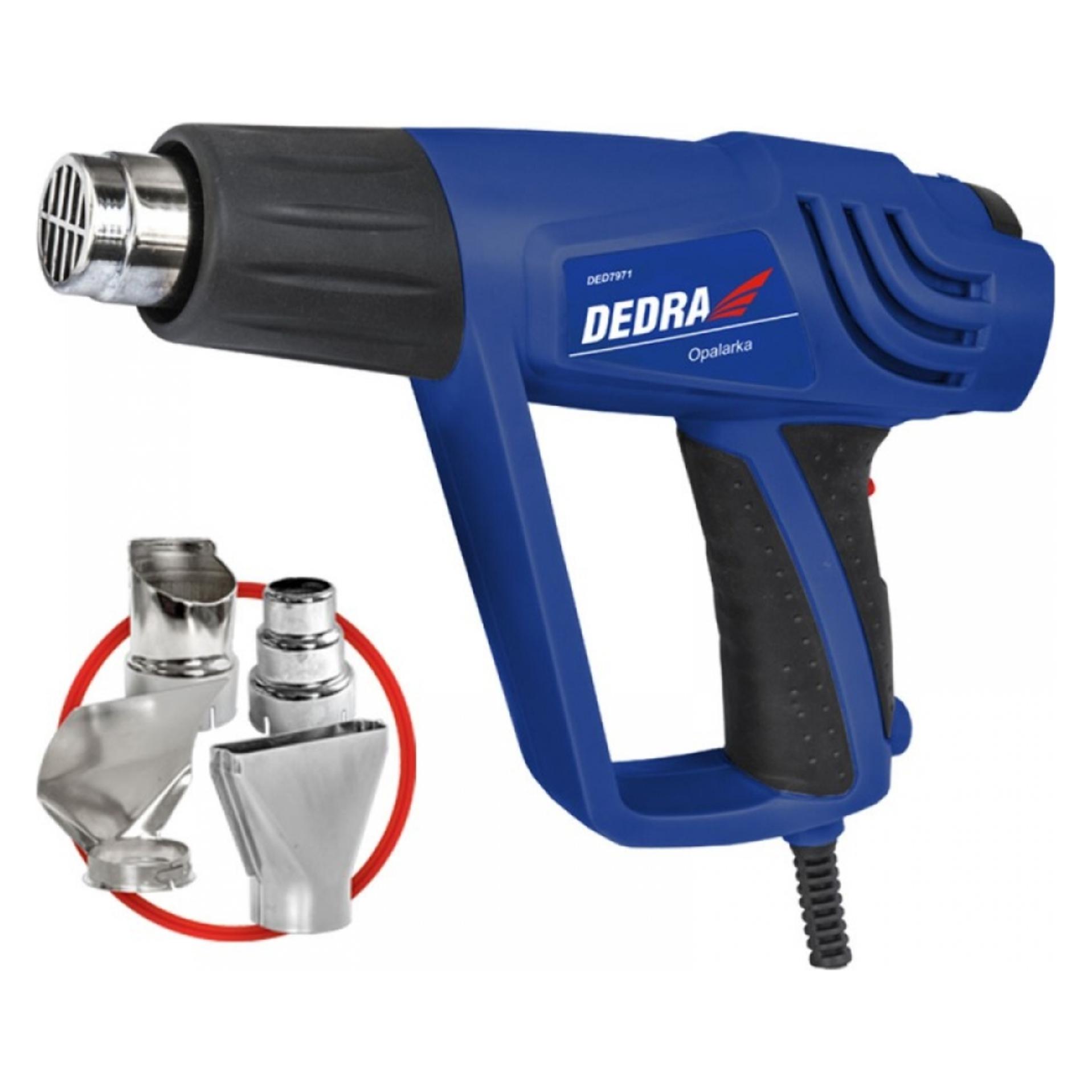Dedra Heissluftpistole mit einstellbarer Temperatur 2000W DED7971 (DED7971)
