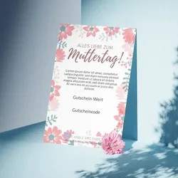 Geschenkgutschein Muttertag