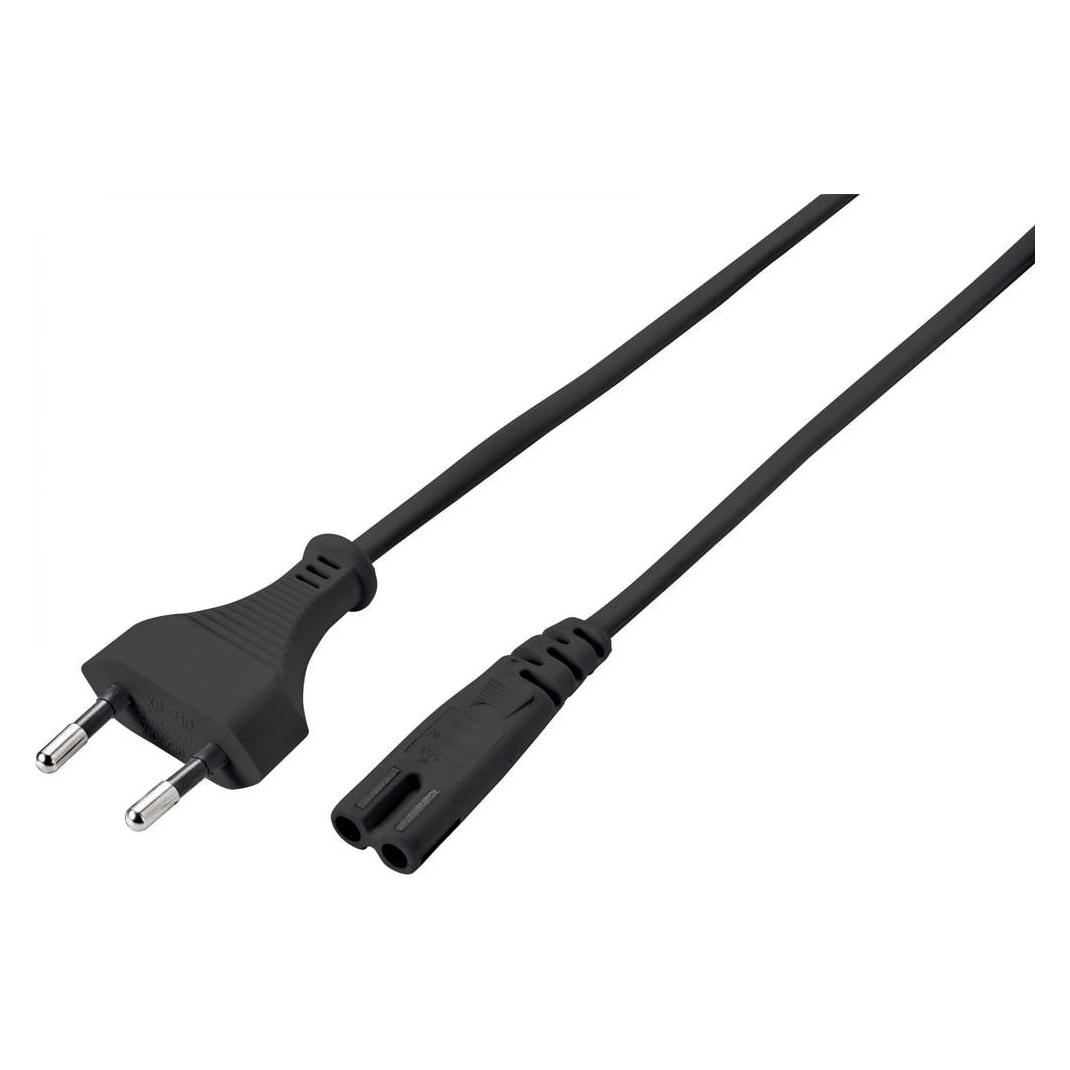 Sygonix SY-5043508 Strom Anschlusskabel Schwarz 5.00 m (5 m) (SY-5043508)