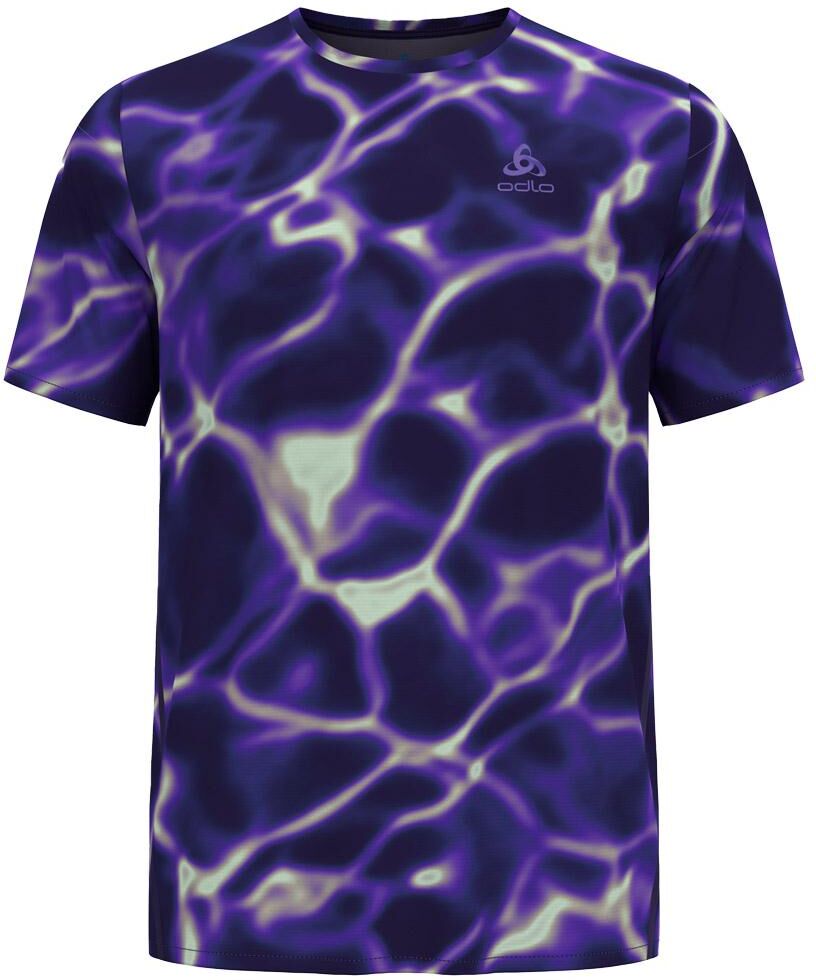 Odlo  - Zeroweight Chill Tec Print Short Sleeve Afterparty - XL - Tee-shirt de trail