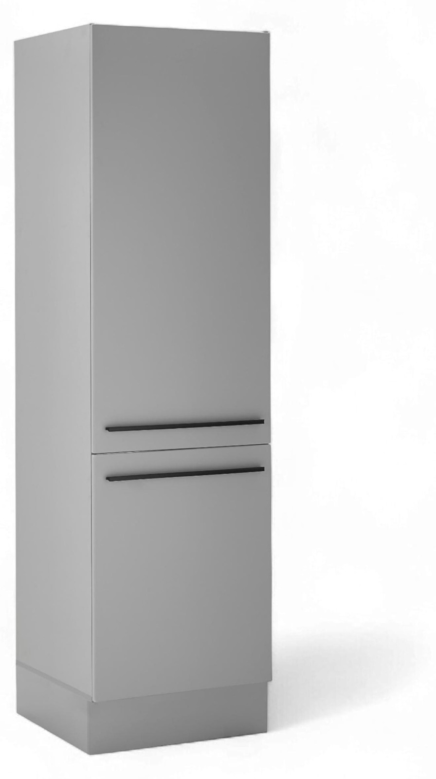 Stella Trading DENVER Inbouwkast voor koelkast, grijs, B: 60 cm, H: 211 cm, D: 57 cm