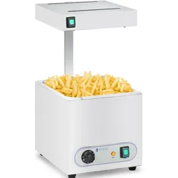 Royal Catering Pommeswärmer mit Wärmebrücke - 850 W - GN 1/2