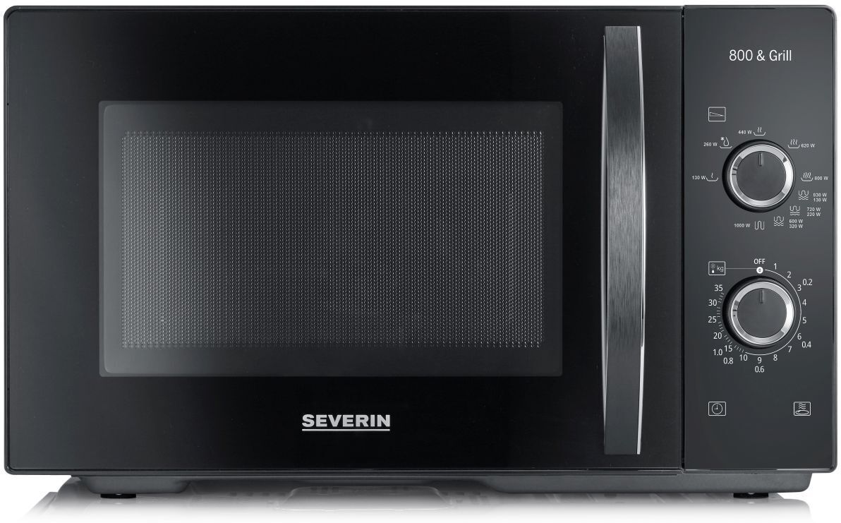 Severin MW 7785 Mikrowelle mit Grill   schwarz - Refurbished