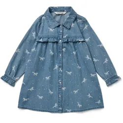 Tchibo - Kinder-Jeanskleid - Baby - Gr. 86/92 - weiß