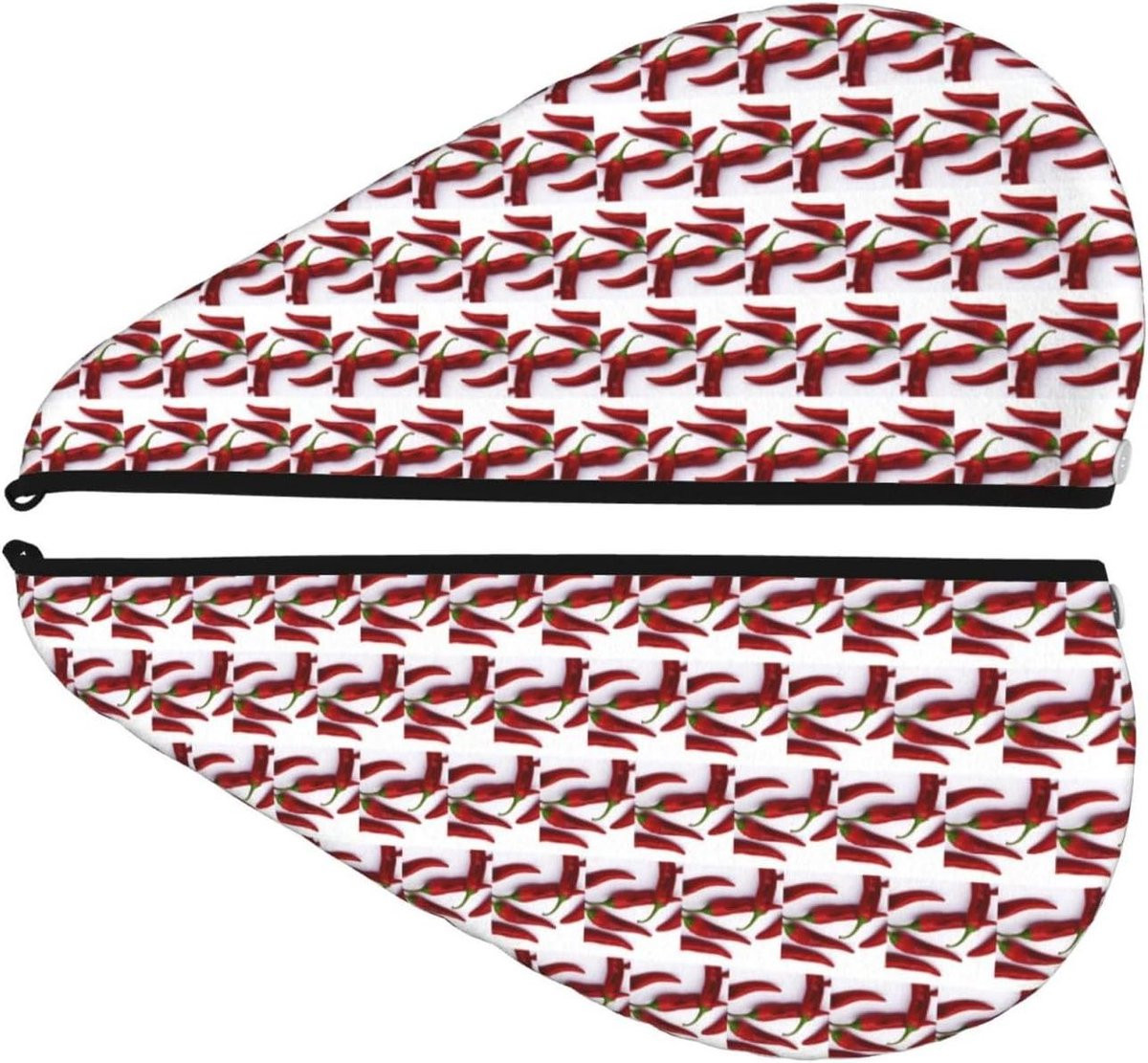 Zwarte Haar Handdoek Wrap - Super Absorberende Haartulband - 64 x 26 cm