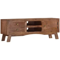 Helloshop26 - Multimedia-TV-Ständer TV-Regal Sideboard TV-Schrank Esszimmer Wohnzimmer Schlafzimmer 110 x 30 x 40 cm naturbraunes 02_0025717