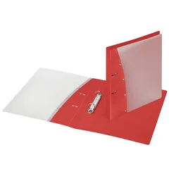 VELOFLEX Diamond Präsentationsringbücher 2-Ringe DIN A4 2,90 cm rot