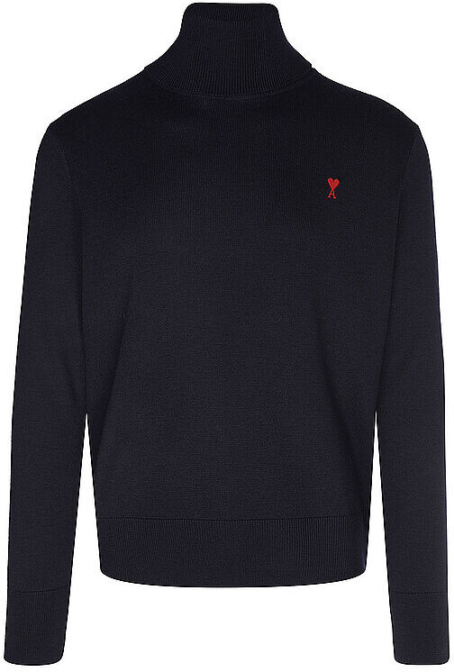 AMI PARIS Rollkragenpullover  blau   L L
