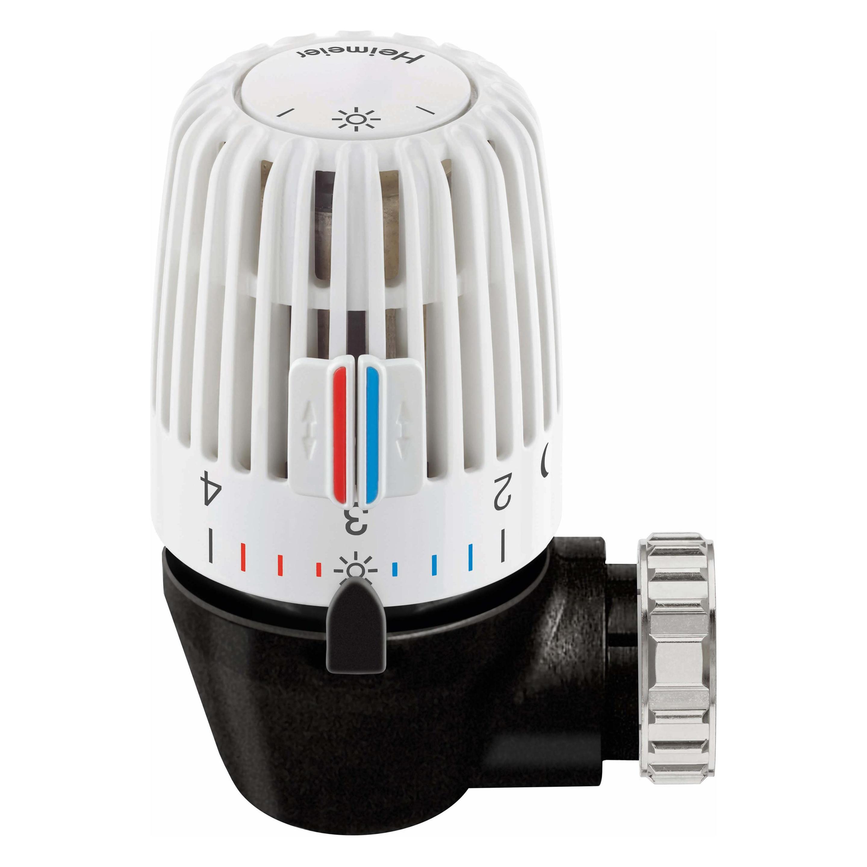 Magni TA Heimeier 7300-00.500 Thermostat-Kopf WK mit eingebautem Fühler und 2 Sparclips (7300-00.500)
