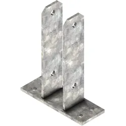 OSMO Pfostenanker zum Aufdübeln-Pfostenlasche 90x90 mm