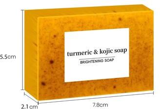 Inspired Living Turmeric Lemon Kojic Acid Soap For Face And Body 2