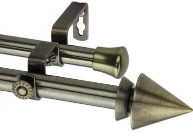 InStyleDesign Summit Adjustable Double Curtain Rod