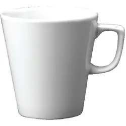 materiel chr pro Latte Kaffeetassen 340ml weiß uni Churchill - Box von 12