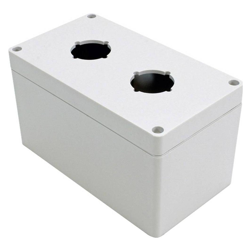 Hammond 1554PB2D Universal-Gehäuse 160 x 90 x 90 Polycarbonat Gra (Gehäuse) (1554PB2D)