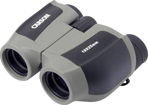 Carson Optical Fernglas 10 x 25mm Porro Grau JD-025