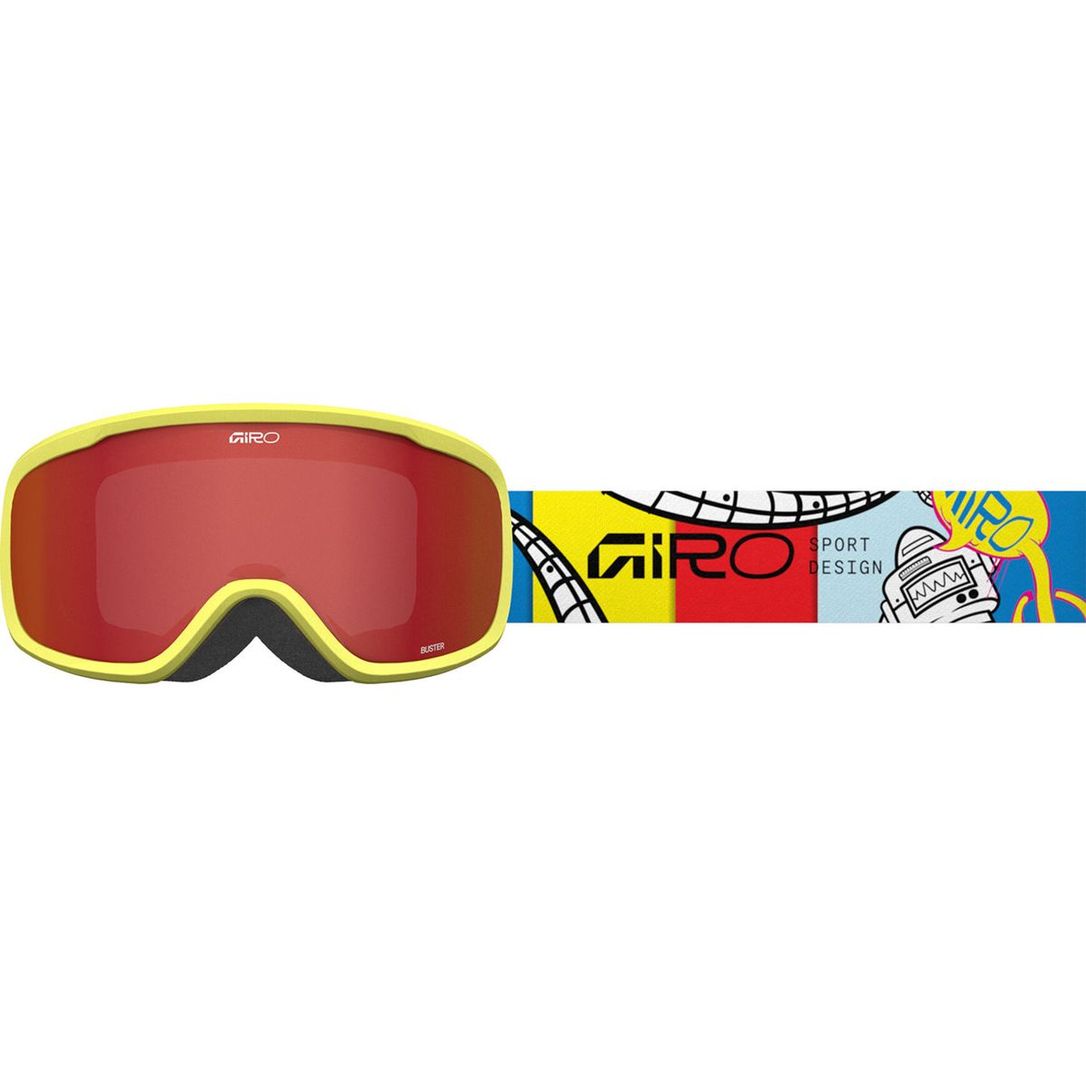 Giro Snow Buster robot yellow amber scarlet 26 300129-007