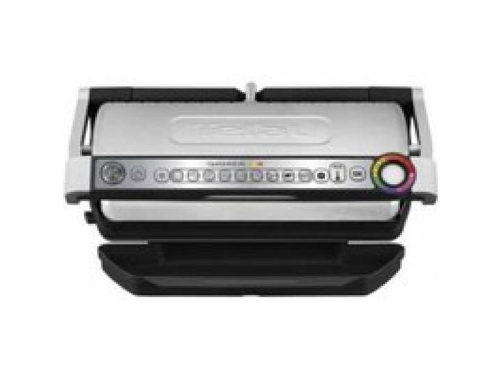 Gril électrique - TEFAL - OptiGrill XL GC722D - 2000 W - Plaques anti-adhésives - Indicateurs - Inox/Noir