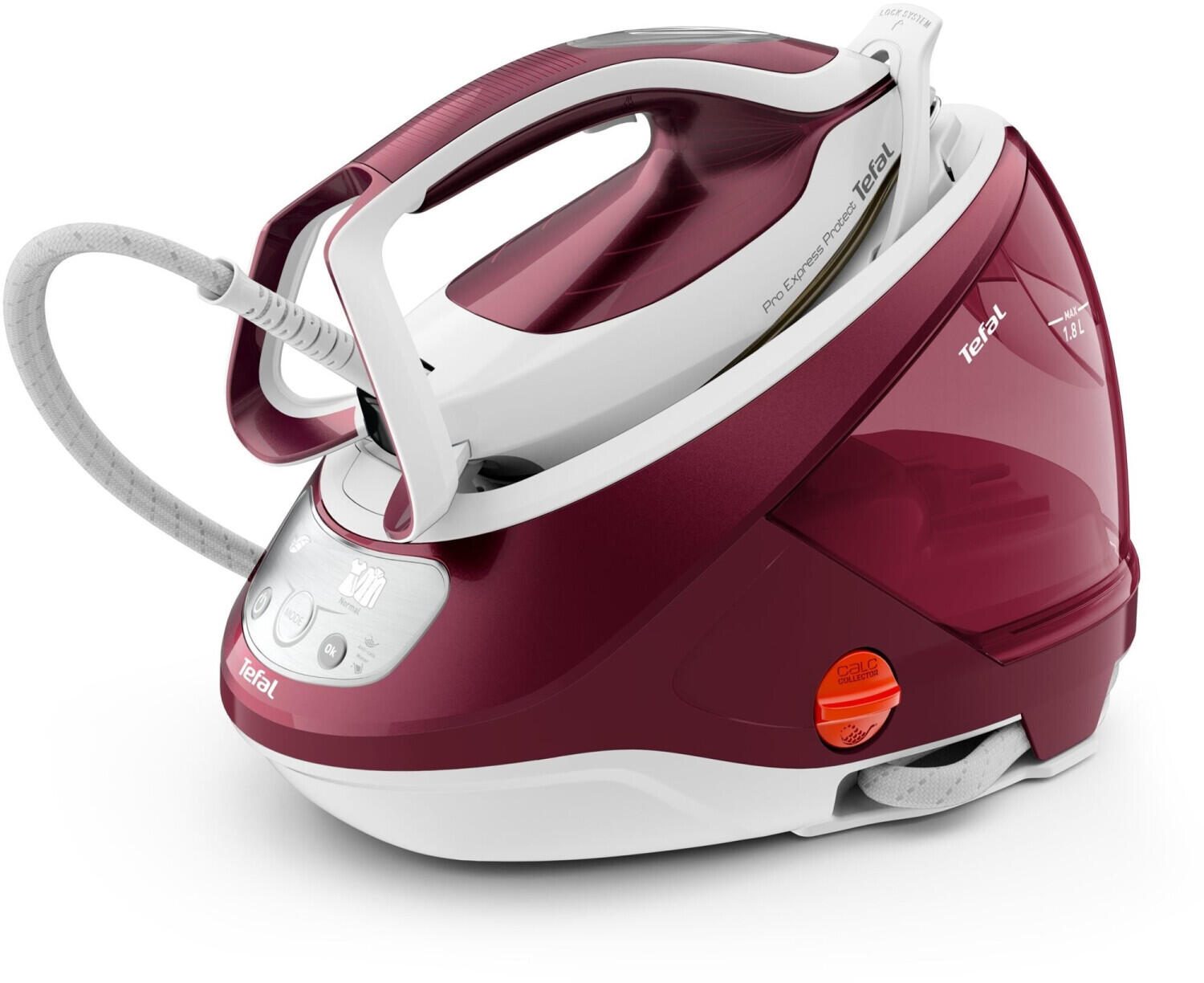 Tefal® Tefal Pro Express Protect Dampfbügeleisen, weiß/rot GV9220