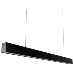 Luxula, Pendelleuchte, LED Tresenleuchte, 120 cm, schwarz (4000 lm)