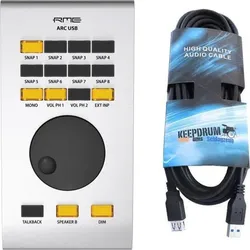 RME Audio RME Fernsteuerung ARC USB mit USB Verlängerung (USB), Audio Interface, Silber