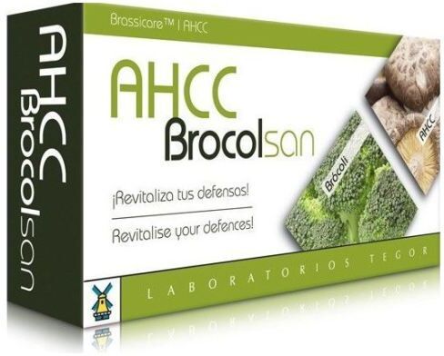 Laboratorios Tegor AHCC Brocolsan 60 Capsules