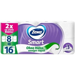 Zewa Toilettenpapier Smart 3-lagig 8 Rollen weiß
