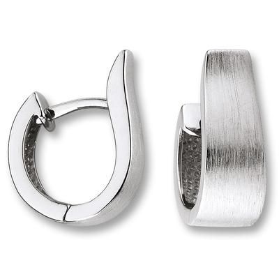 Paar Creolen ONE ELEMENT "Ohrringe Creolen aus 925 Silber", silber, Ohrringe, Damen, Damen, Silber 925 (Sterlingsilber), Sanfte Linie – unaufdringlich und geschmackvoll